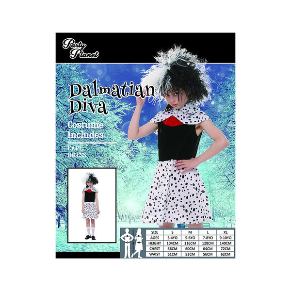 Cruella Girls Costume